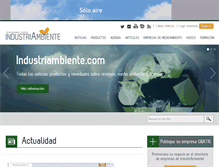 Tablet Screenshot of industriambiente.com